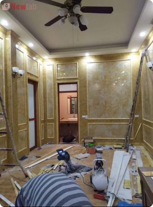 Công Trình Thi Công Tấm Nhựa PVC Vân Đá 