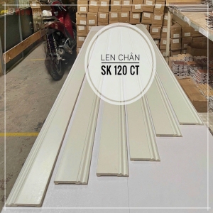 Len Chân Tường - Màu Trắng - Mã SK120CT