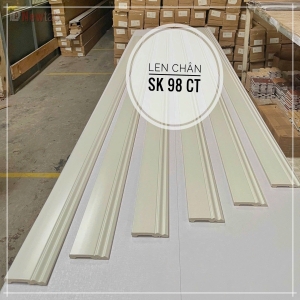 Len Chân Tường - Màu Trắng - Mã SK98CT