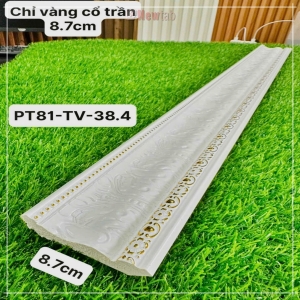 Phào Cổ Trần Nhựa PS Hoa Văn 8.7cm PT81-TV-38.4