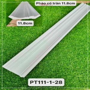 Phào Cổ Trần Nhựa PS Trắng 11.8cm PT111-1-28