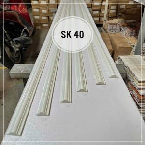 Phào Chỉ Tường Màu Trắng Mã SK40