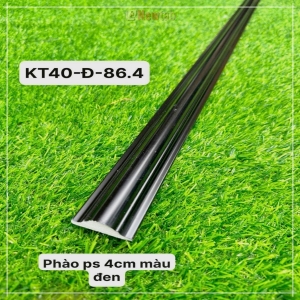 Phào Nhựa PS Đen 4cm KT40-D-86.4
