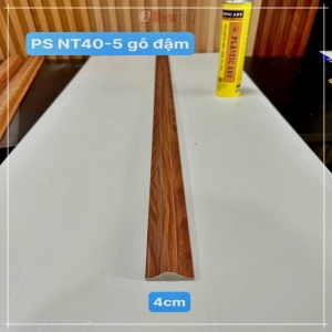 Phào Nhựa PS Gỗ Đậm 4cm NT40-5