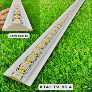 Phào Nhựa PS Hoa Văn 4cm KT41-TV-86.4