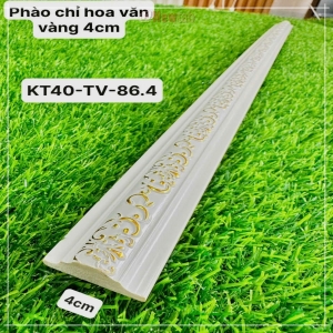 Phào Nhựa PS Hoa Văn 4cm NT40-TV-86.4