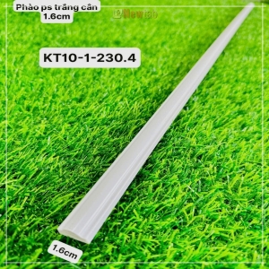 Phào Nhựa PS Trắng Cân 1.6cm KT10-1-230.4