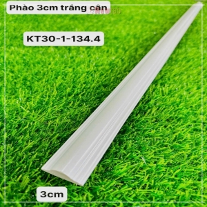 Phào Nhựa PS Trắng Cân 3cm KT30-1-134.4