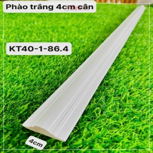 Phào Nhựa PS Trắng Cân 4cm KT40-1-86.4