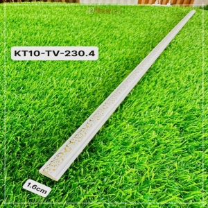 Phào Nhựa PS Trắng Chỉ 1.6cm KT10-TV-230.4 Phào Nhựa PS Trắng Chỉ 1.6cm KT10-TV-230.4