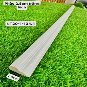 Phào Nhựa PS Trắng Lệch 2.8cm NT20-1-134.4 Phào Nhựa PS Trắng Lệch 2.8cm NT20-1-134.4