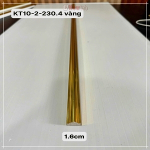 Phào Nhựa PS Vàng Bóng 1.6cm KT10-2-230.4