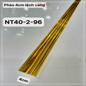 Phào Nhựa PS Vàng Bóng Lệch 4cm NT40-2-96