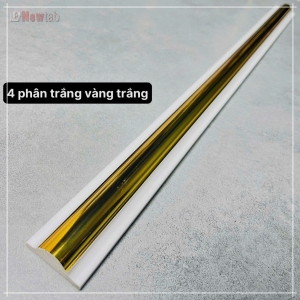 Phào Chỉ Màu Trắng Vân Vàng SK-40TVT