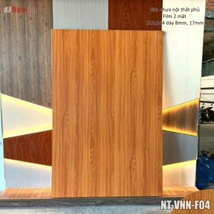 Tấm Nhựa Nội Thất PVC Phủ Film 2 Mặt – Đẳng Cấp Và Thẩm Mỹ- mã F04