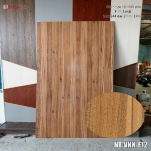 Tấm Nhựa Nội Thất PVC Phủ Flim 2 Mặt – Đẳng Cấp Và Thẩm Mỹ- mã F12