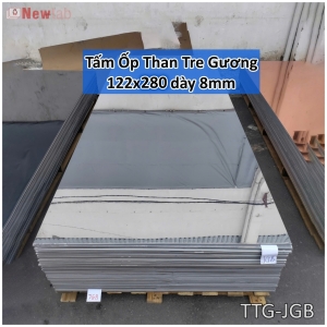 Tấm Ốp Than Tre 8mm -Tráng Gương Bạc - Mã JGB
