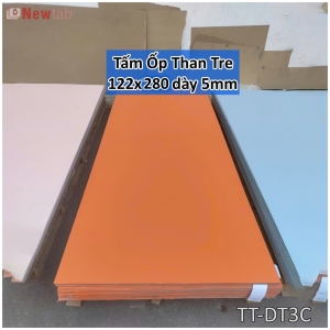 Tấm Ốp Than Tre Đơn Sắc - Màu Cam Đậm - Mã DT3C