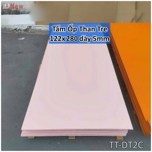 Tấm Ốp Than Tre Đơn Sắc - Màu Hồng Phấn - Mã DT2C