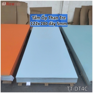 Tấm Ốp Than Tre Đơn Sắc - Màu Xanh Dương Pastel - Mã DT3C
