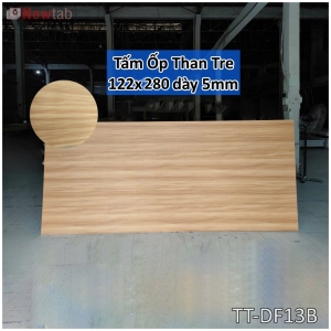 Tấm Ốp Than Tre Vân Gỗ - Trang Trí Nội Thất - Mã DF13B