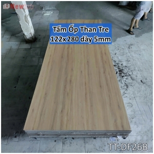 Tấm Ốp Than Tre Vân Gỗ - Trang Trí Nội Thất - Mã DF26B