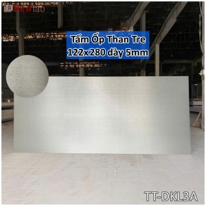 Tấm Ốp Than Tre Kim Loại Xước - Trang Trí Nội Thất - Mã DKL3A
