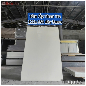 Tấm Ốp Than Tre Vân Trơn - Trang Trí Nội Thất - Mã DPE9C