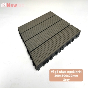 Vi Gỗ Nhựa Vân Sọc Ngoài Trời - Màu Xám Vi Gỗ Nhựa Vân Sọc Ngoài Trời - Màu Xám