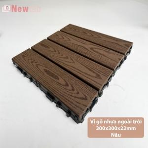 Vi Gỗ Nhựa Vân Gỗ Ngoài Trời - Màu Nâu Vi Gỗ Nhựa Vân Gỗ Ngoài Trời - Màu Nâu