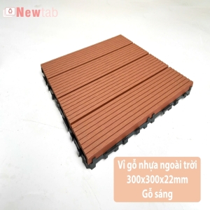 Vi Gỗ Nhựa Vân Sọc Ngoài Trời - Màu Nâu Sáng Vi Gỗ Nhựa Vân Sọc Ngoài Trời - Màu Nâu Sáng